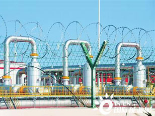 中俄原油管道某站光纤光栅周界入侵报警